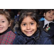 Festejos por el Día de la Bandera con los niños de Jardín